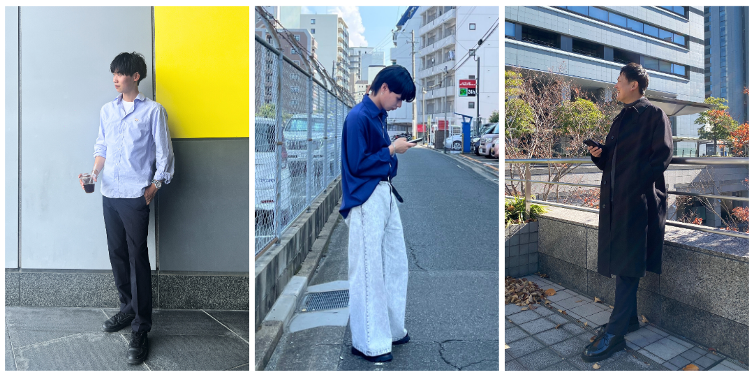 スマホで撮影した、普段の服装が自然に伝わる全身のサブ写真